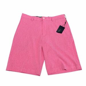 NWT Walter Hagen Men's "11 Majors" Golf Shorts | Heather Pink | Size 32
